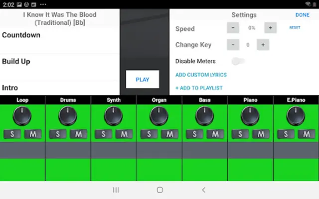 Worship Backing Tracks android App screenshot 3