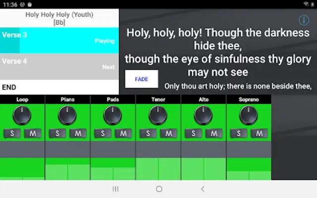 Worship Backing Tracks android App screenshot 4