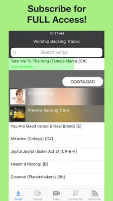 Worship Backing Tracks android App screenshot 6