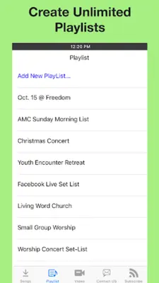 Worship Backing Tracks android App screenshot 8